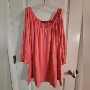 Lands End Coral Top Blouse * Plus Size 2X
